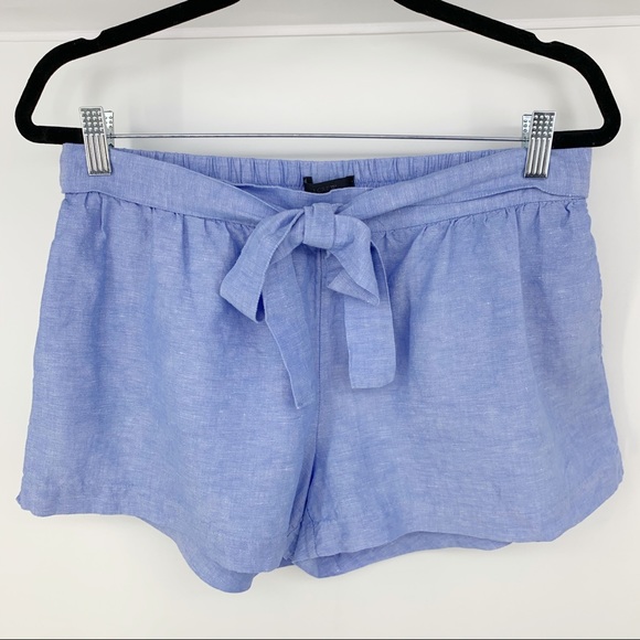J. Crew Pants - J Crew linen blend wide leg shorts size small